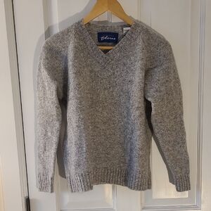 Vintage Wool V Neck Sweater